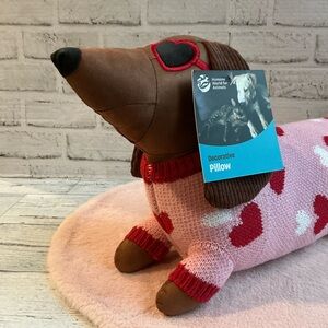 HUMANE WORLD FOR ANIMALS 24x9 Valentines Dachshund Pillow